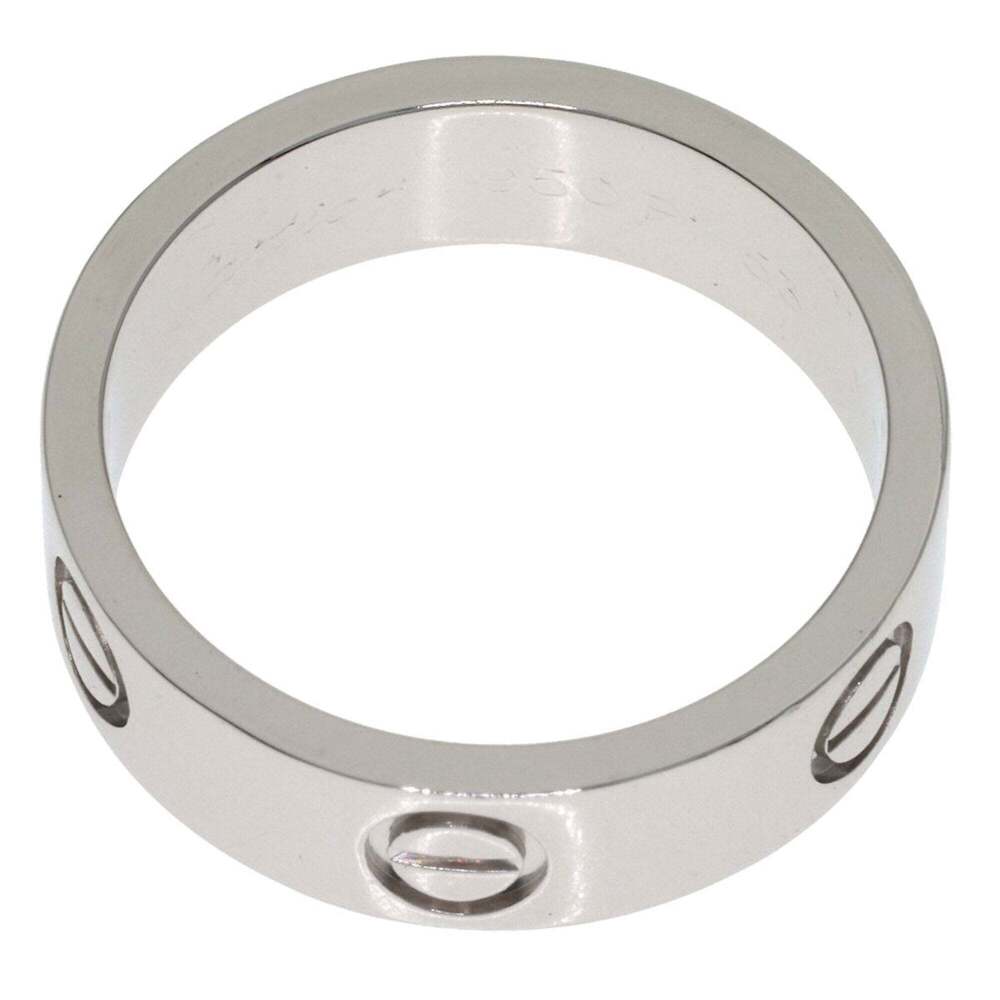 Cartier Love Ring #53, Platinum PT950, Women's Ring, CARTIER - Picture 4 of 10